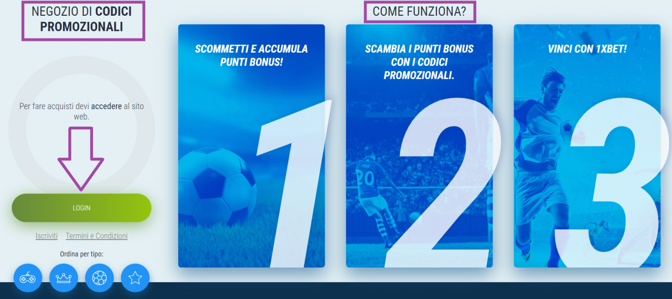 1xbet codice promozionale